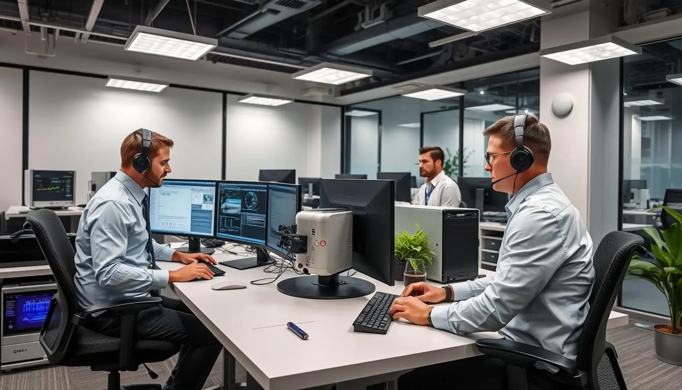 Technical support team for Quantum Resonance Magnetic Analyzer
