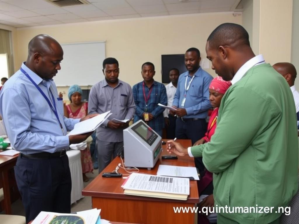 Training session for Nigerian healthcare professionals on QRMA operation Training session for Nigerian healthcare professionals on QRMA operation