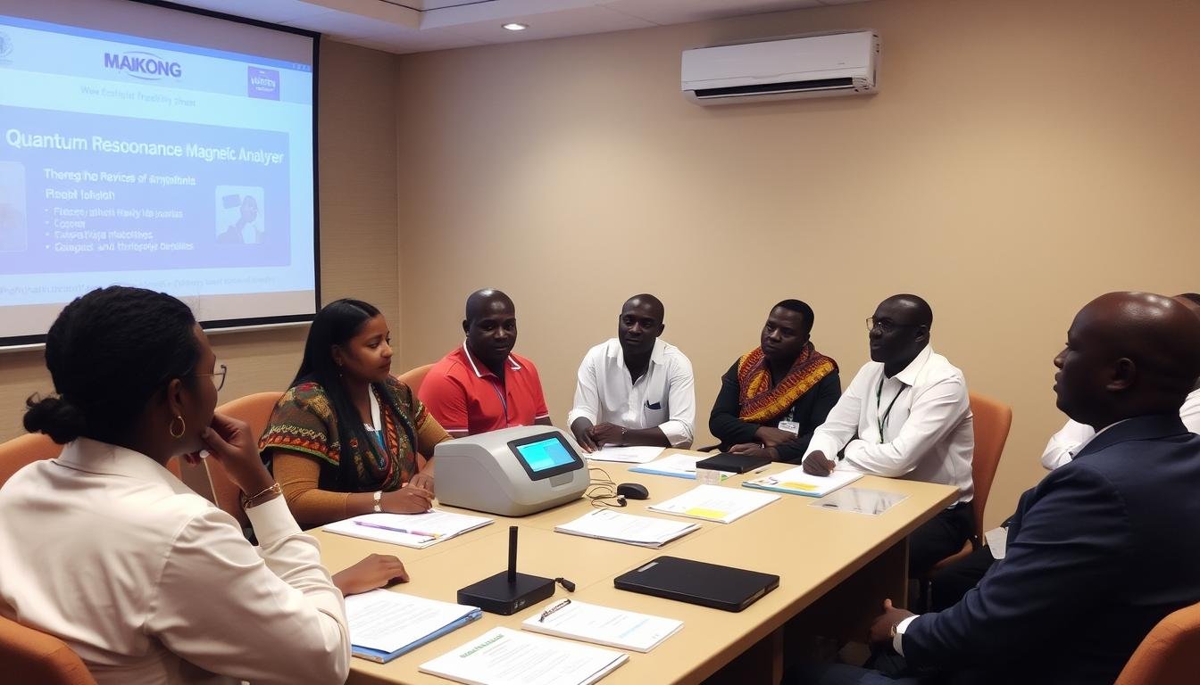 Training session for Quantum Analyzer operators in Nigeria Training session for Quantum Analyzer operators in Nigeria