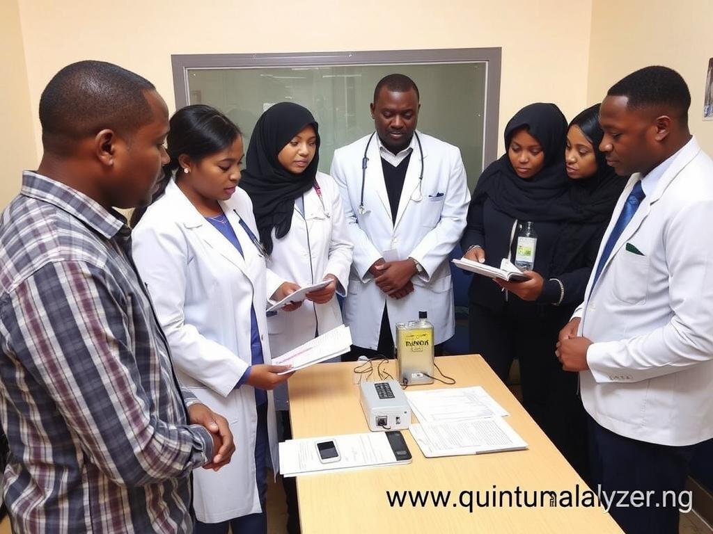 Training session for Quantum Resonance Magnetic Analyzer operators