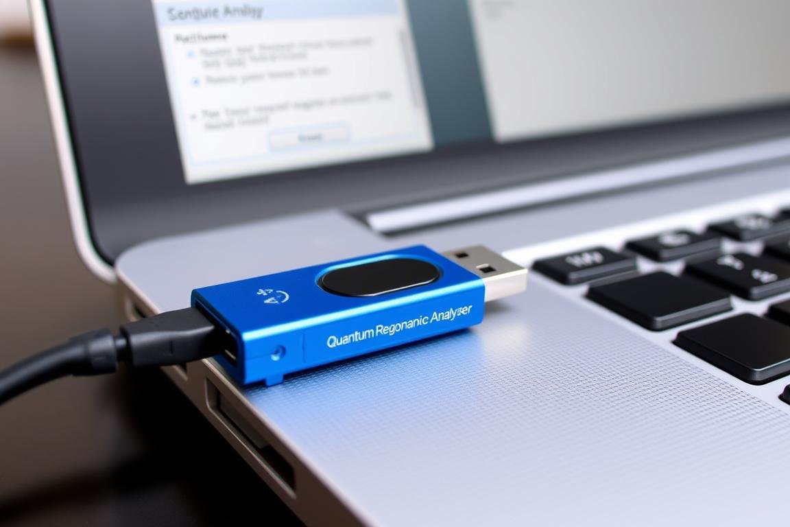 USB encryption key for Quantum Resonance Magnetic Analyzer