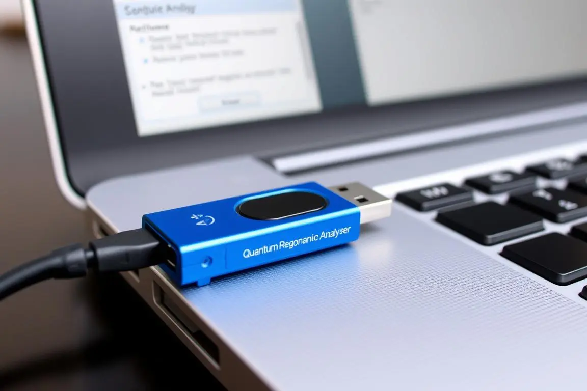 USB encryption key for Quantum Resonance Magnetic Analyzer