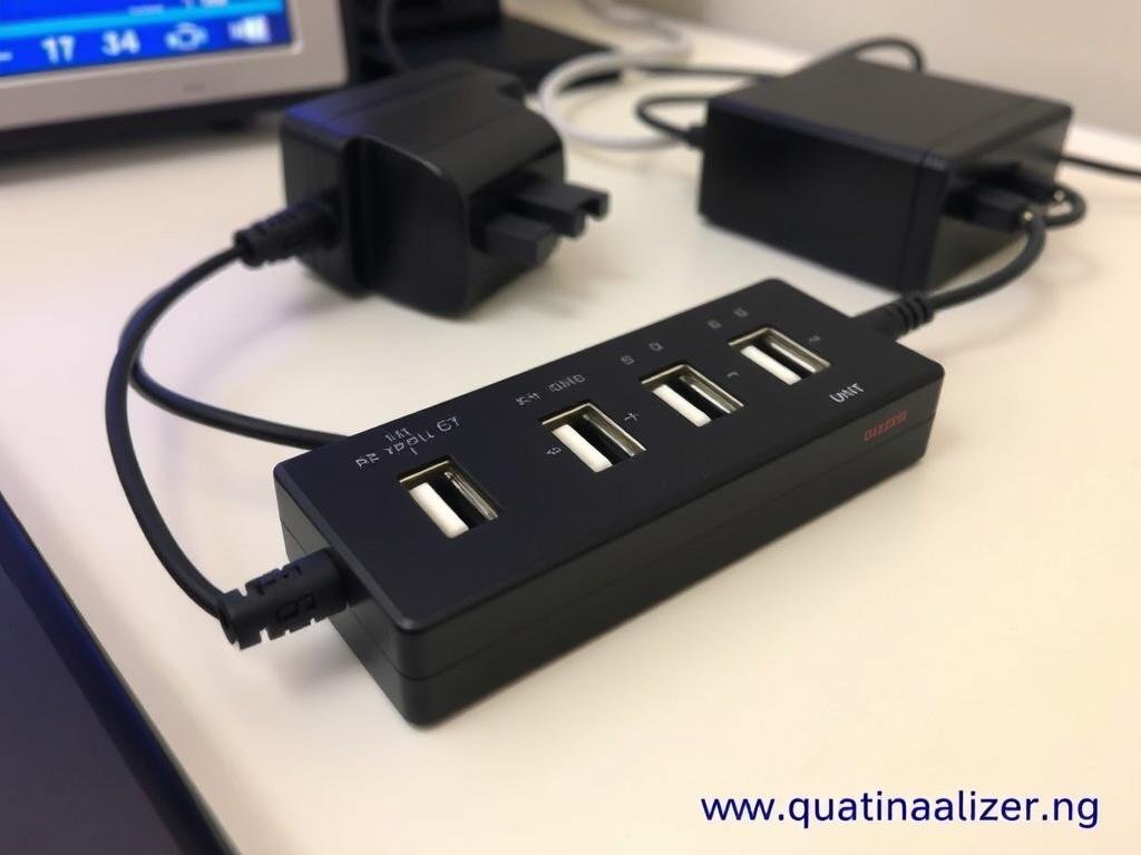 USB hub for connecting multiple Quantum Resonance Magnetic Analyzer accessories USB hub for connecting multiple Quantum Resonance Magnetic Analyzer accessories