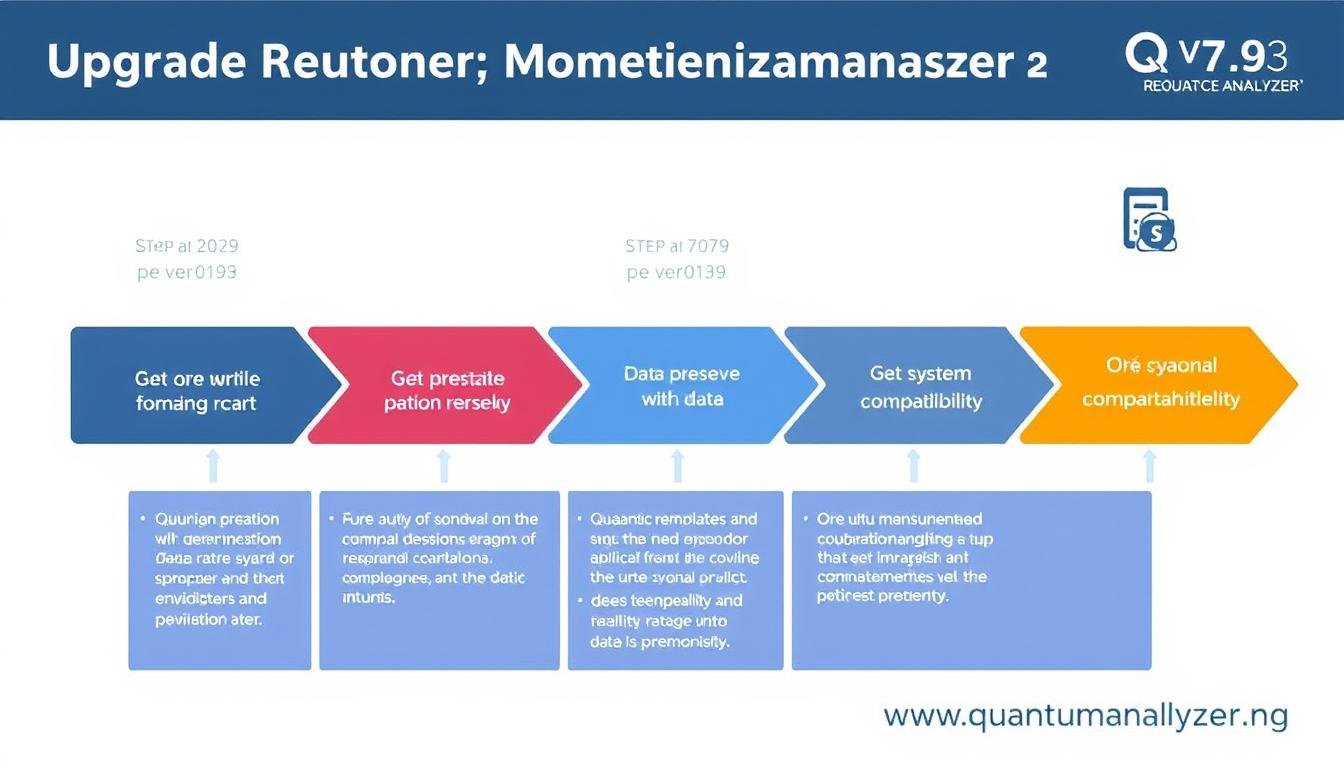 Upgrade process visualization for Quantum Resonance Magnetic Analyzer Software Upgrade process visualization for Quantum Resonance Magnetic Analyzer Software
