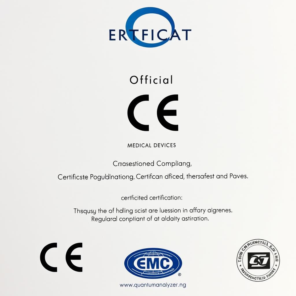 CE certification mark for MAIKONG Quantum Analyzer