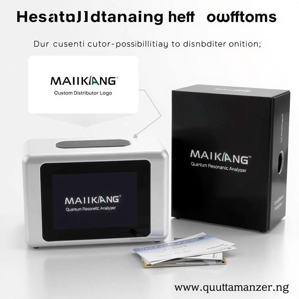 Custom branded MAIKONG Quantum Resonance Magnetic Analyzer with distributor logo