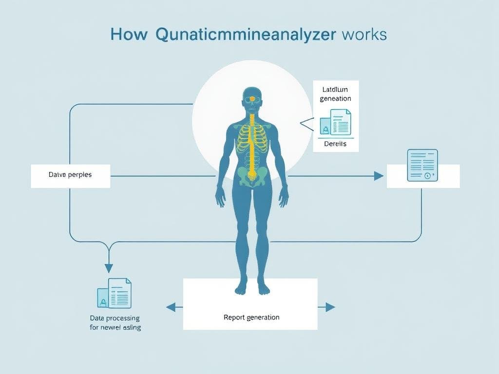 Diagram showing how Quantum Analyzers process body signals