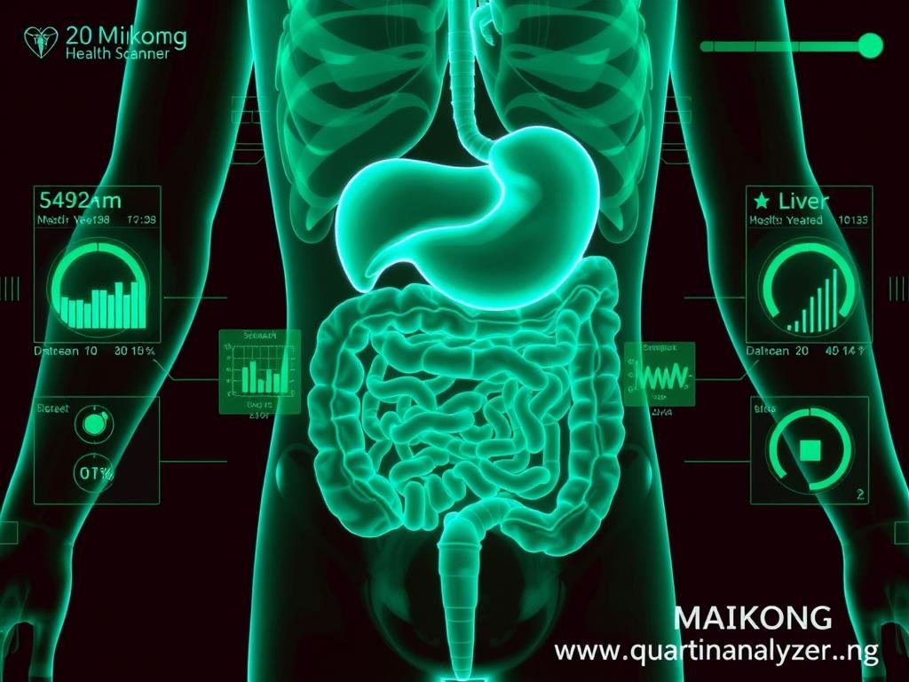 Digestive system analysis through Quantum Health Scanning technology