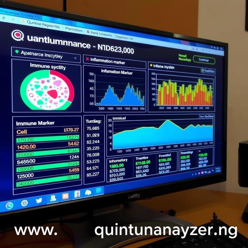 Immune system health report from Quantum Analyzer