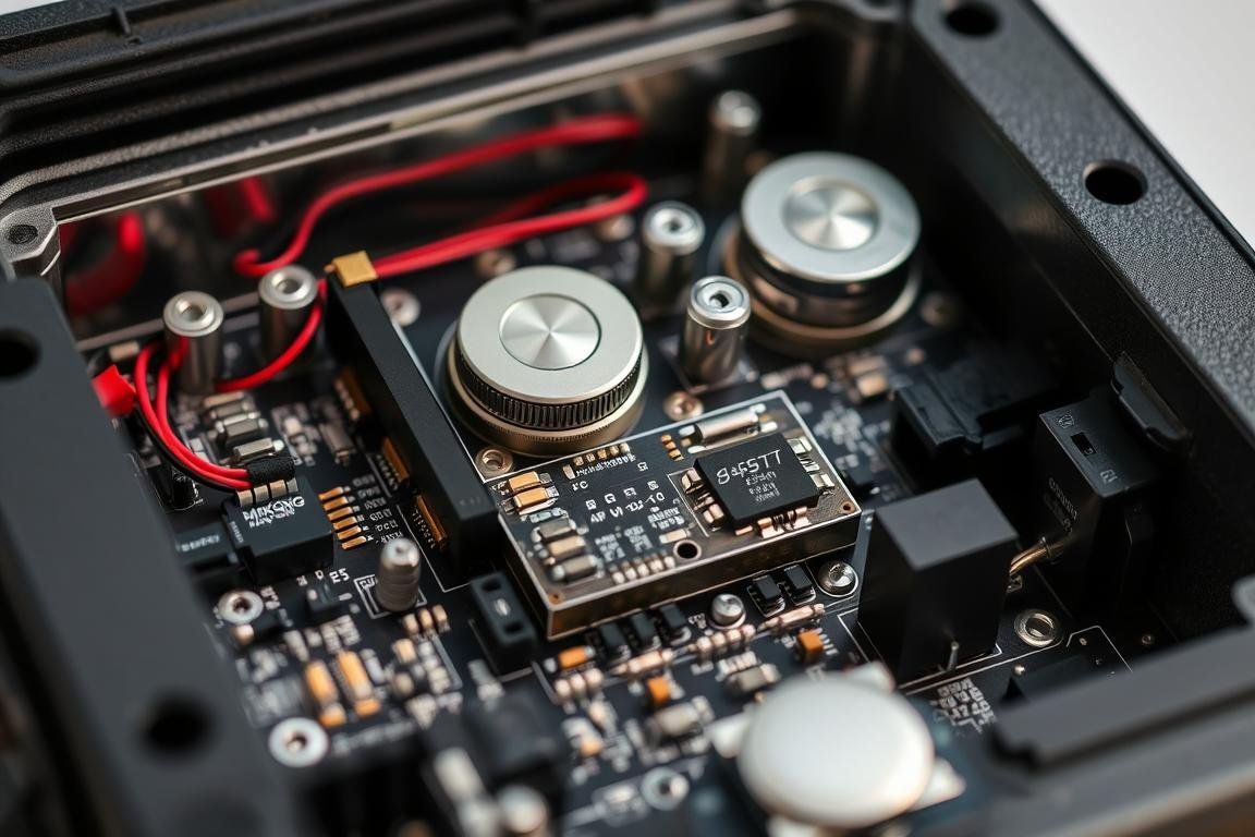 MAIKONG Quantum Analyzer internal components showing quality construction