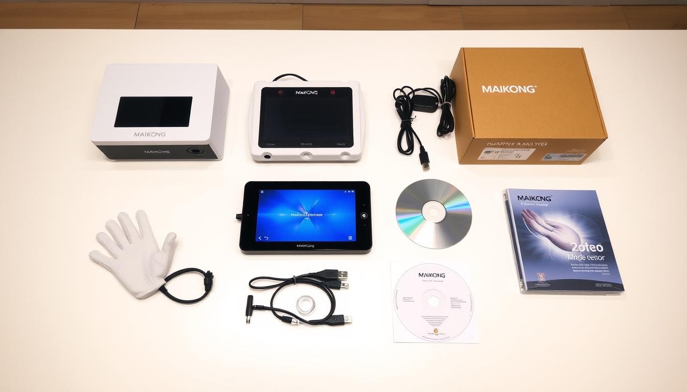 MAIKONG Quantum Resonance Magnetic Analyzer complete system with accessories and packaging
