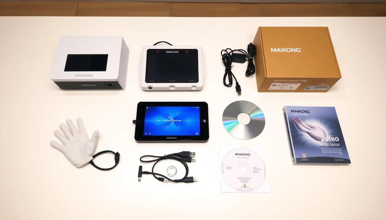 MAIKONG Quantum Resonance Magnetic Analyzer complete system with accessories and packaging MAIKONG Quantum Resonance Magnetic Analyzer complete system with accessories and packaging