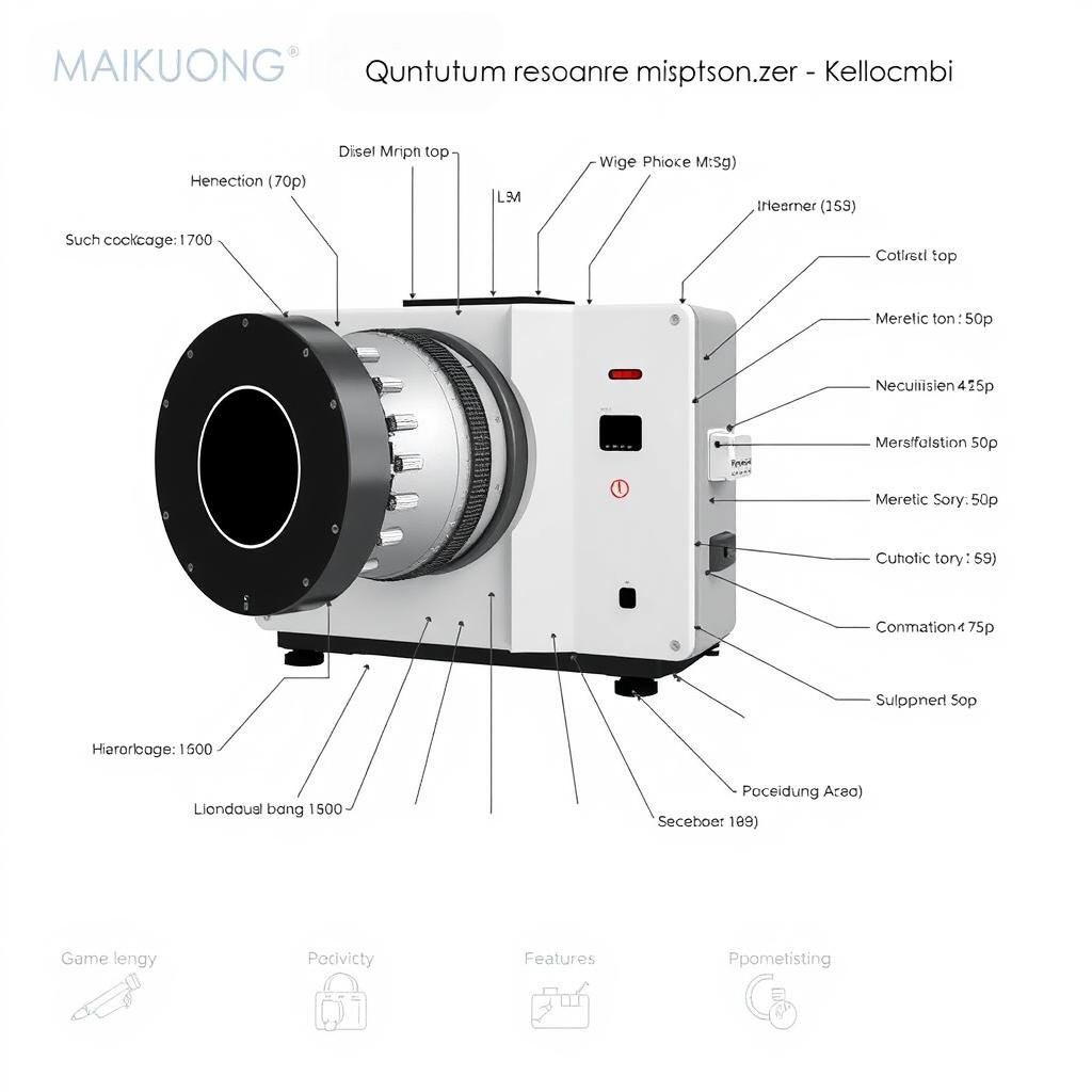 MAIKONG Quantum Resonance Magnetic Analyzer device specifications diagram