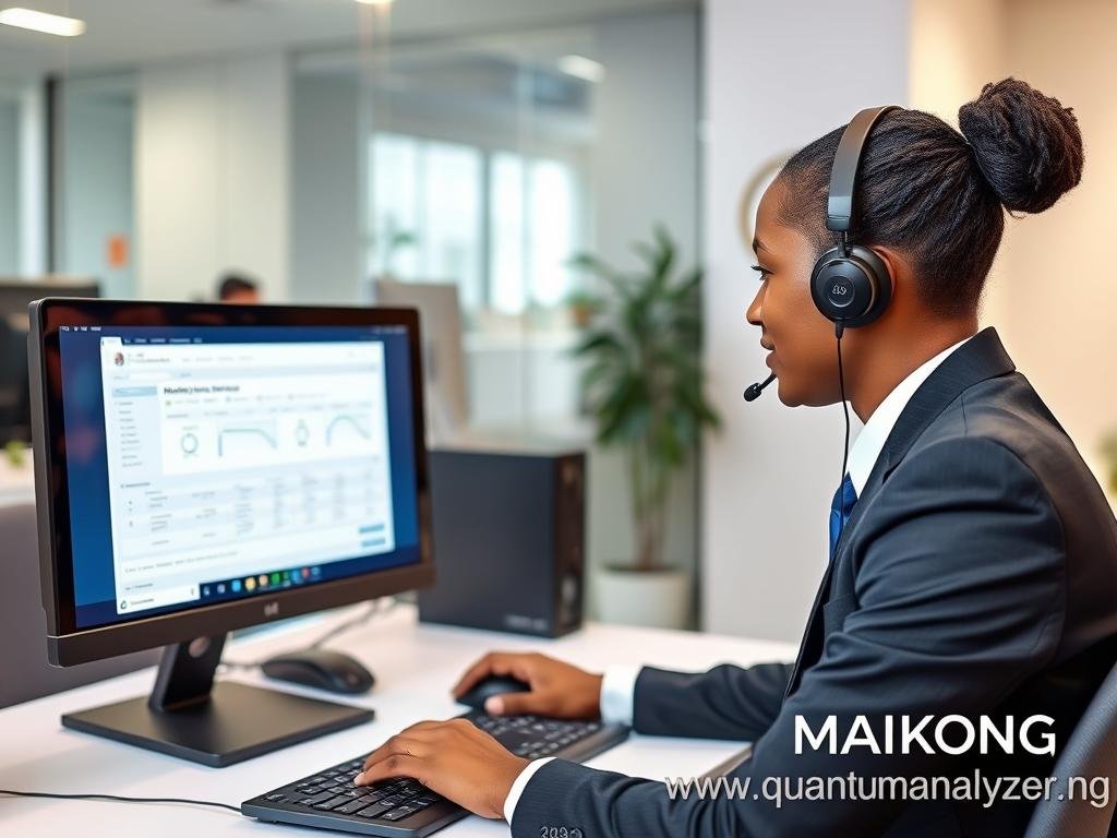 MAIKONG customer support team member assisting a client