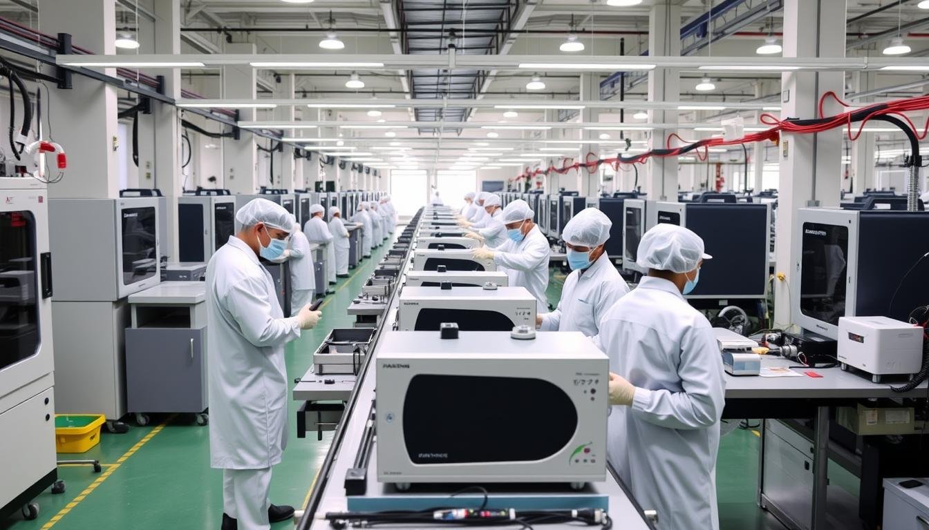 MAIKONG manufacturing facility showing quality control processes