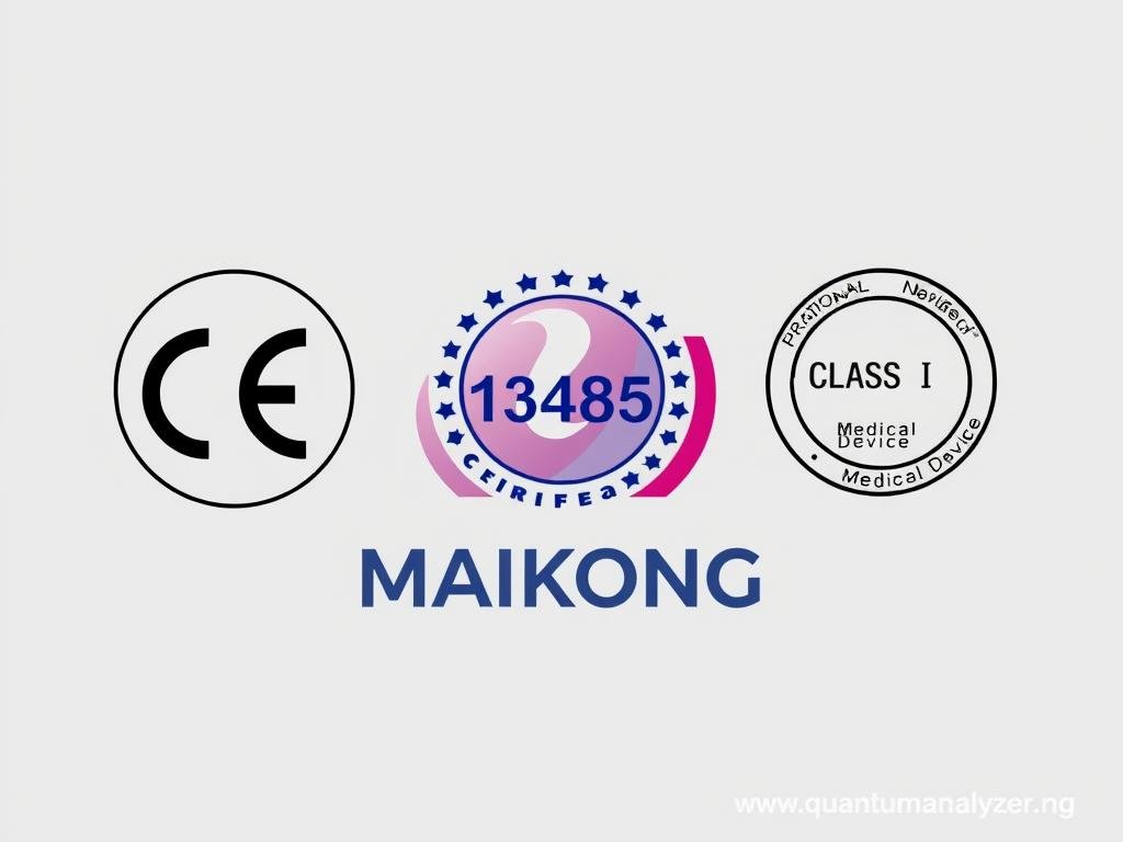MAIKONG quality certification badges including CE and ISO