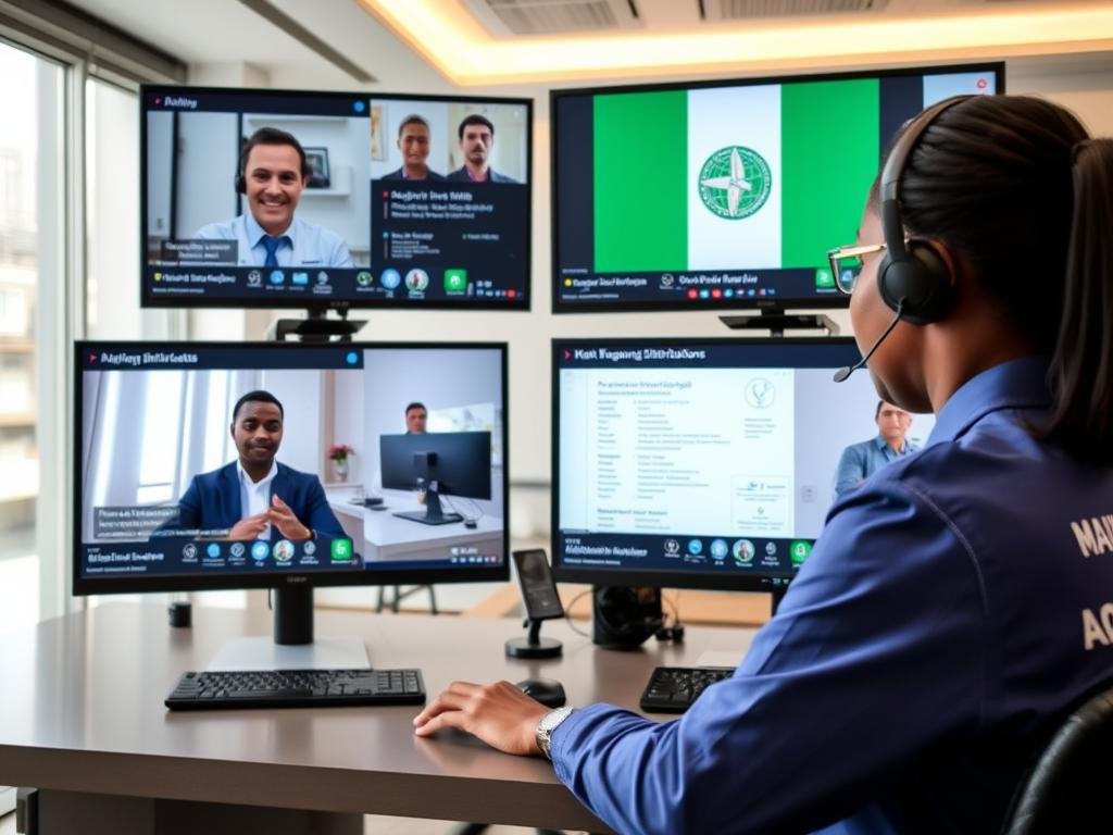 MAIKONG support team assisting distributors via video conference