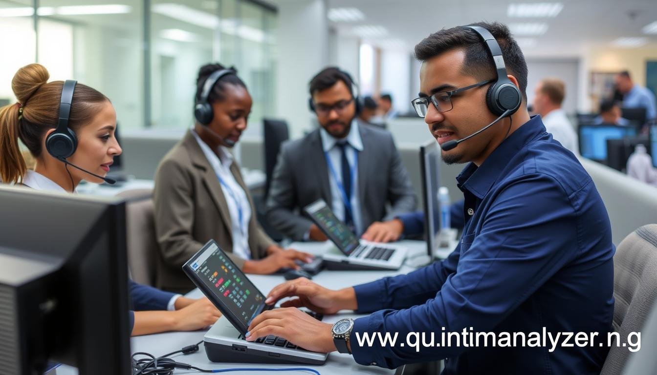 MAIKONG technical support team assisting with Quantum Analyzer