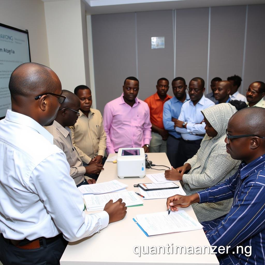 MAIKONG training session for Nigerian distributors