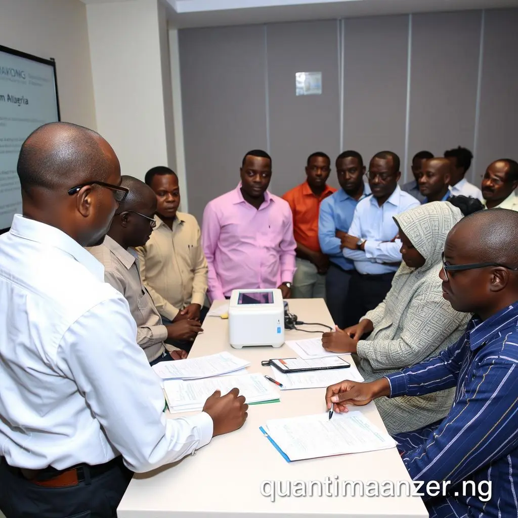 MAIKONG training session for Nigerian distributors