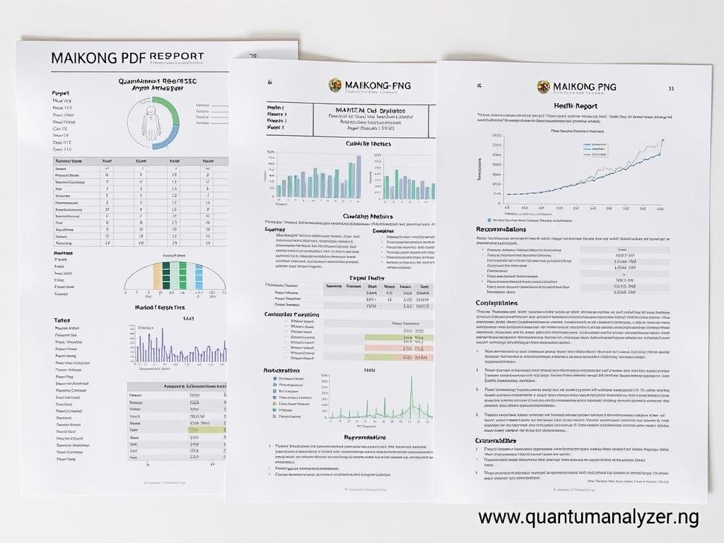 PDF report generated by MAIKONG Quantum Resonance Magnetic Analyzer