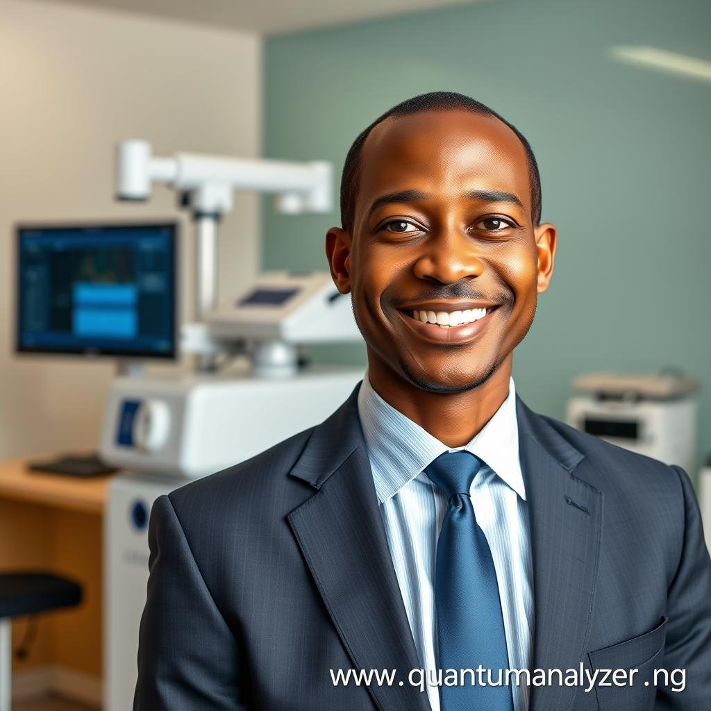 Portrait of a successful medical equipment dealer