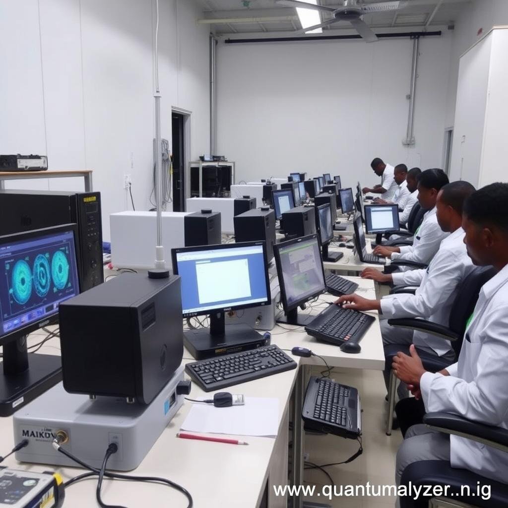 Quality control testing of MAIKONG Quantum Resonance Magnetic Analyzer units