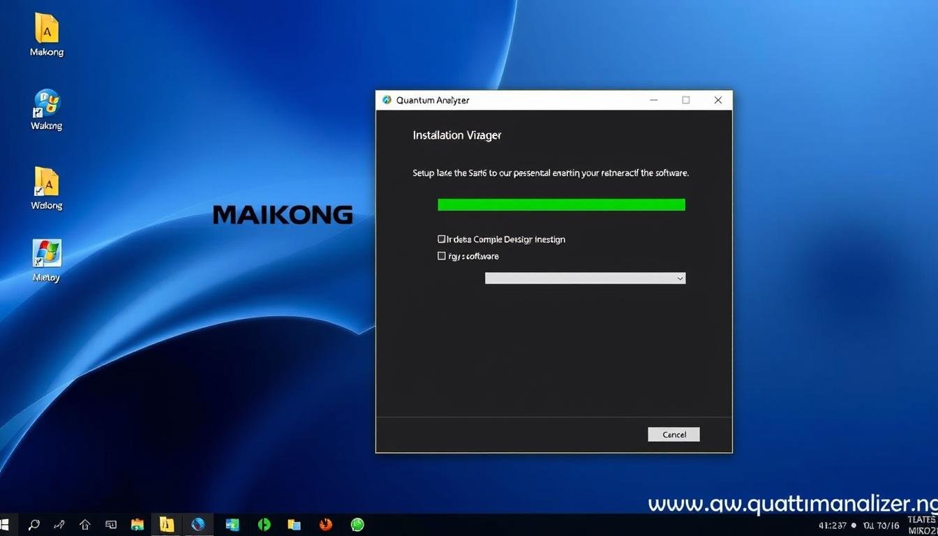 Software installation process for MAIKONG Quantum Health Scanning system