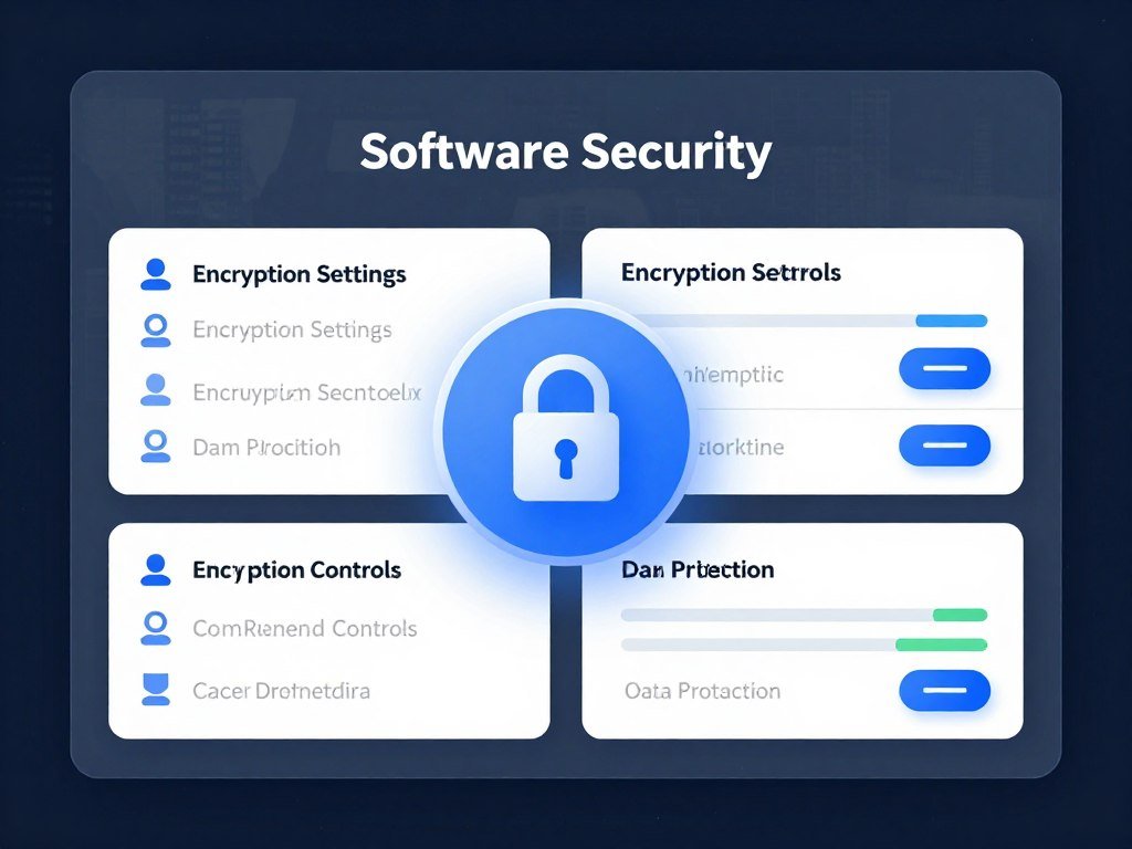 MAIKONG Quantum Analyzer Software security features showing encryption interface