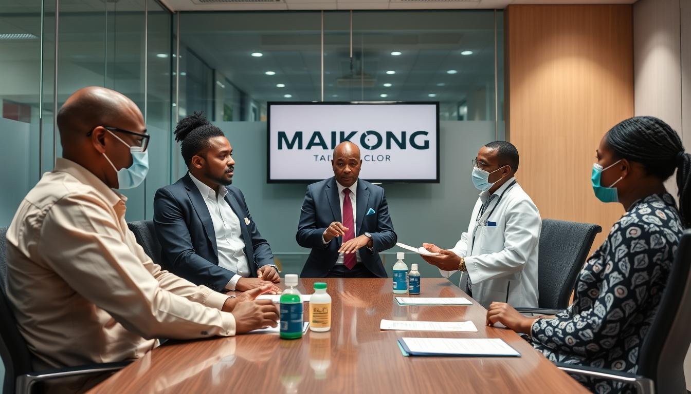 MAIKONG distributor meeting with healthcare professionals in Nigeria