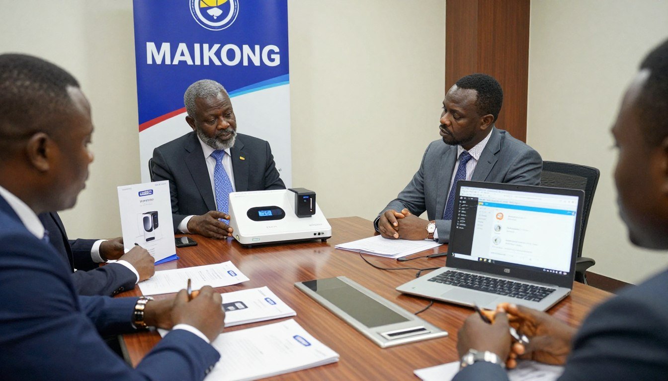 MAIKONG distributor meeting with potential clients in Nigeria