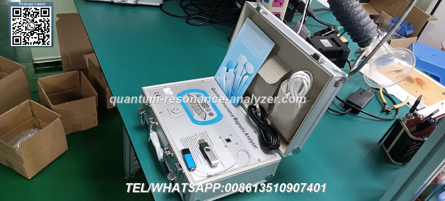 Quantum Health Analyzer device with hand sensor