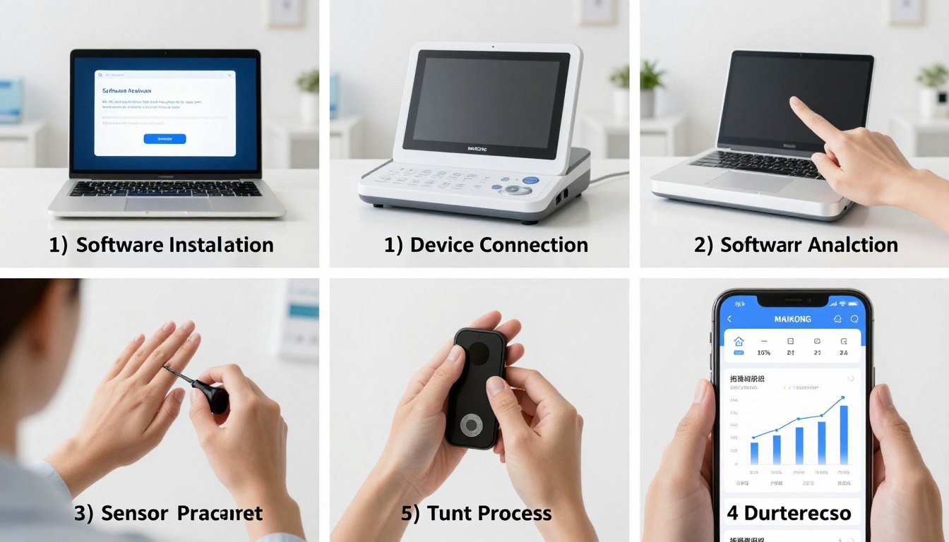 Step-by-step usage demonstration of MAIKONG Quantum Analyzer