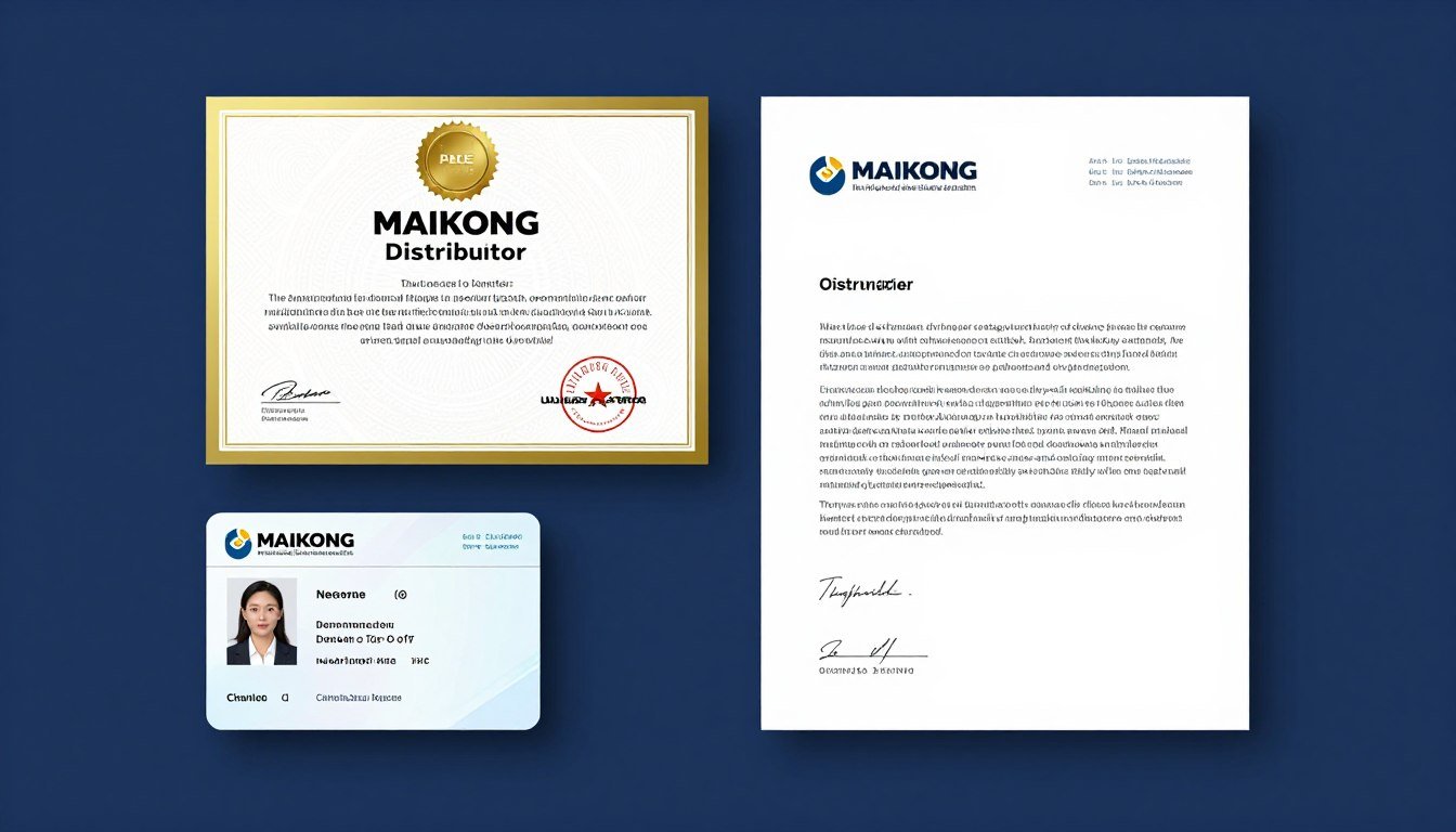 Authorized MAIKONG distributor certificate and identification Authorized MAIKONG distributor certificate and identification