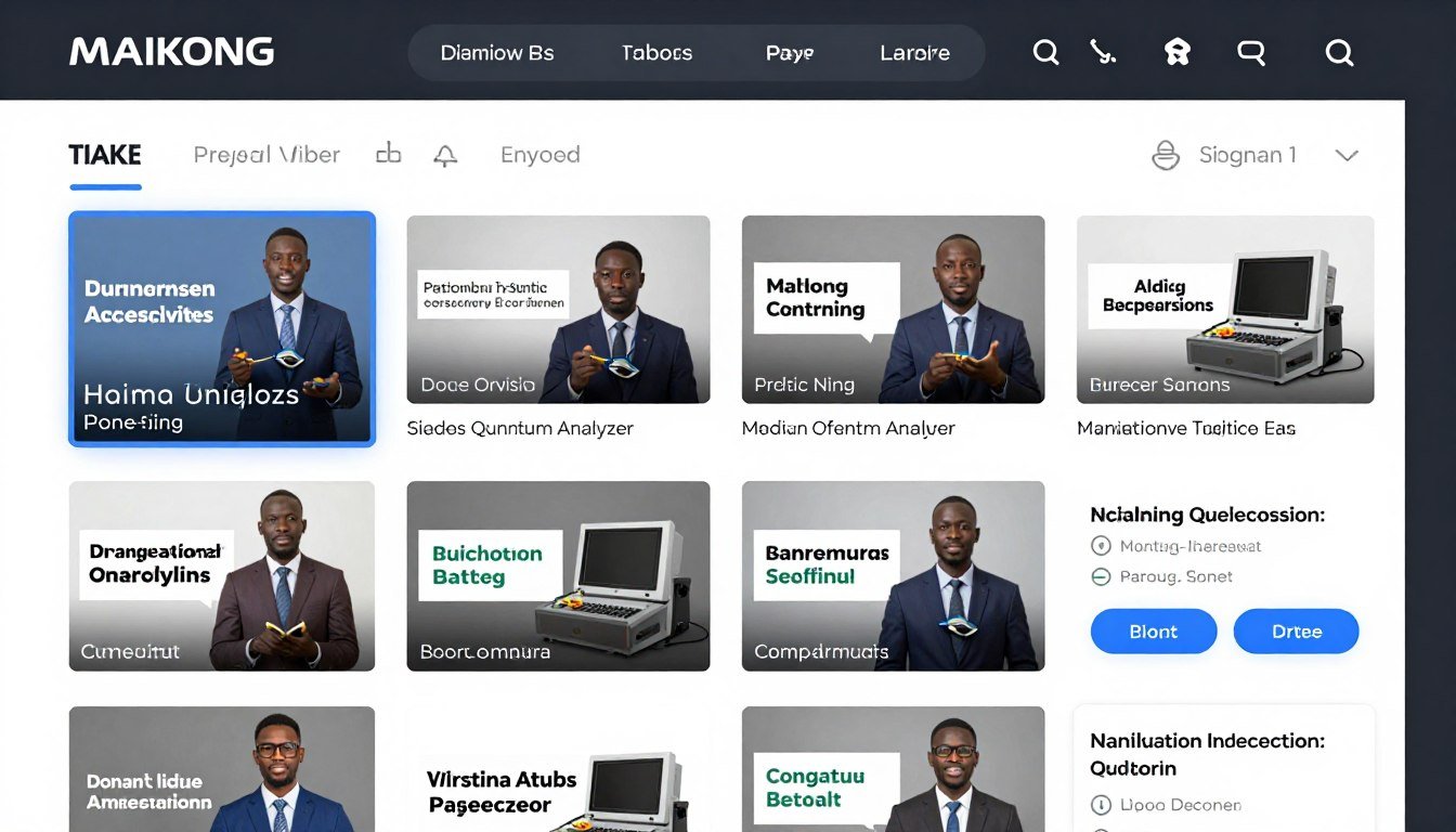 On-demand video tutorials for MAIKONG Quantum Analyzer operation