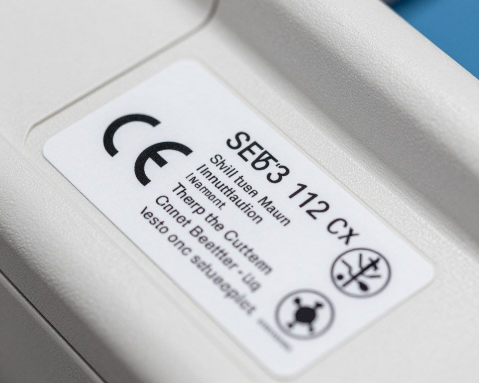 Medical device label with international symbols Medical device label with international symbols