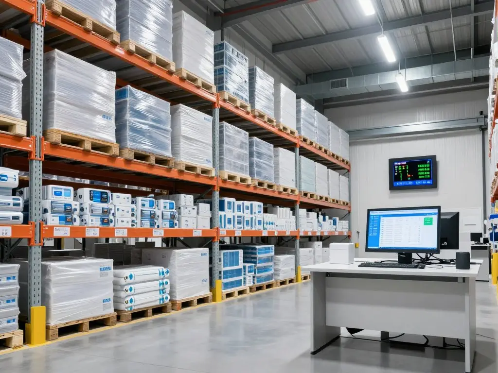 Professional medical equipment warehouse storage