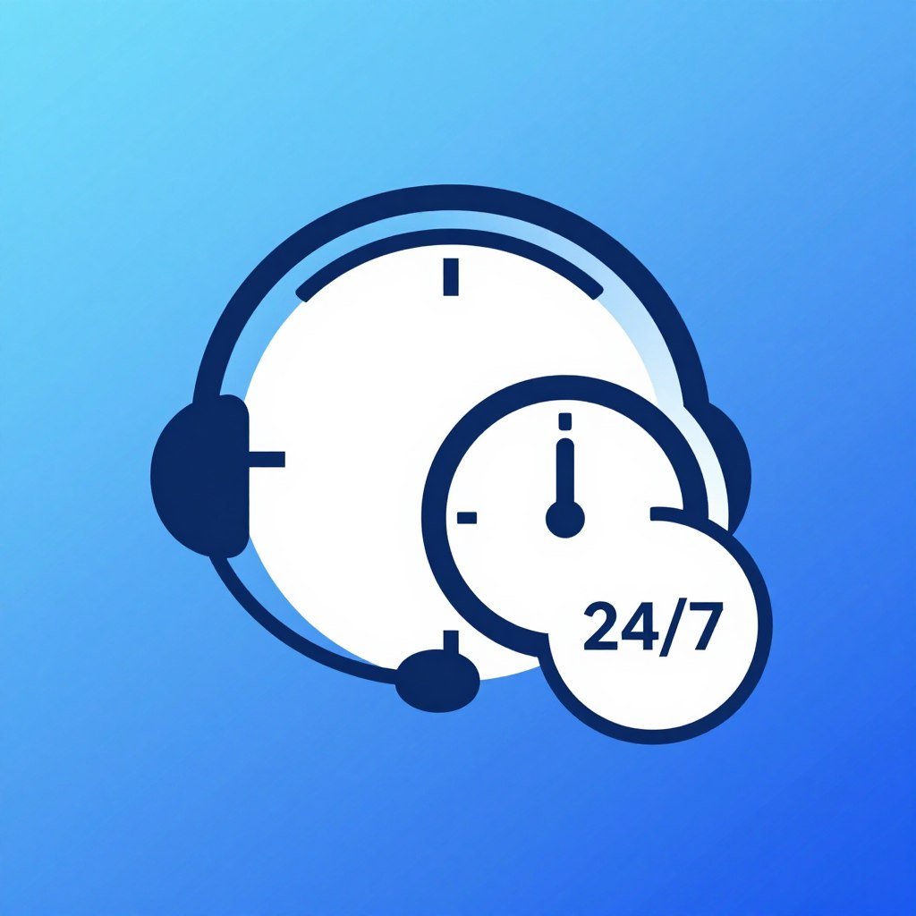 24/7 technical support icon