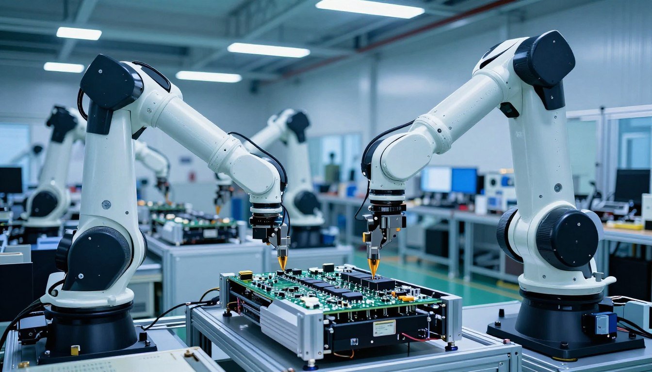 Advanced robotics in quantum analyzer assembly process