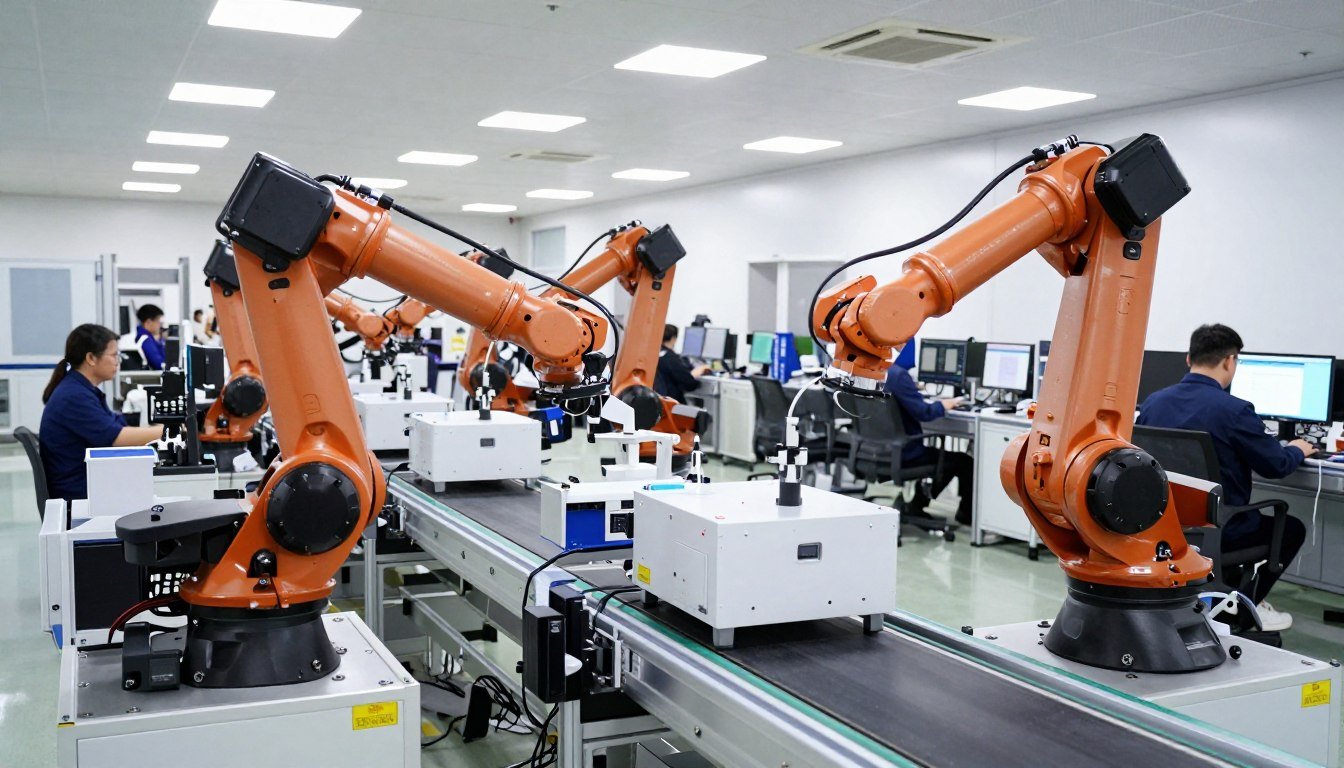 Automated assembly line for quantum resonance analyzers