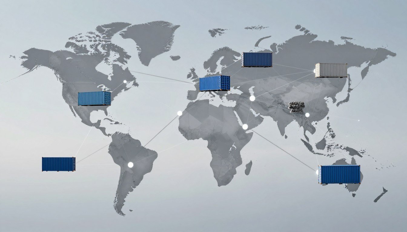 Global supply chain network for quantum analyzer components