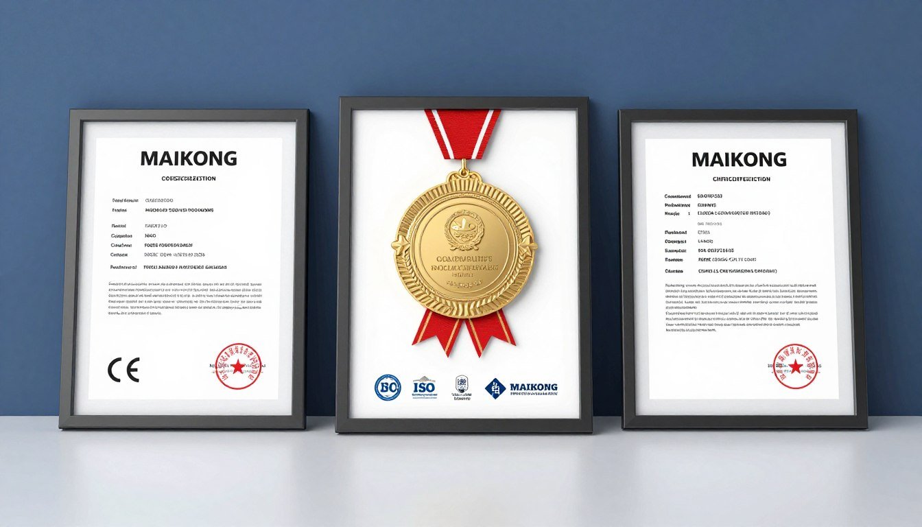 MAIKONG ISO and CE certification documents