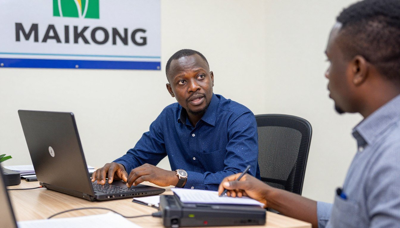 New distributor receiving product training