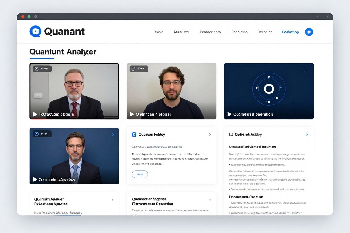 Online training portal interface