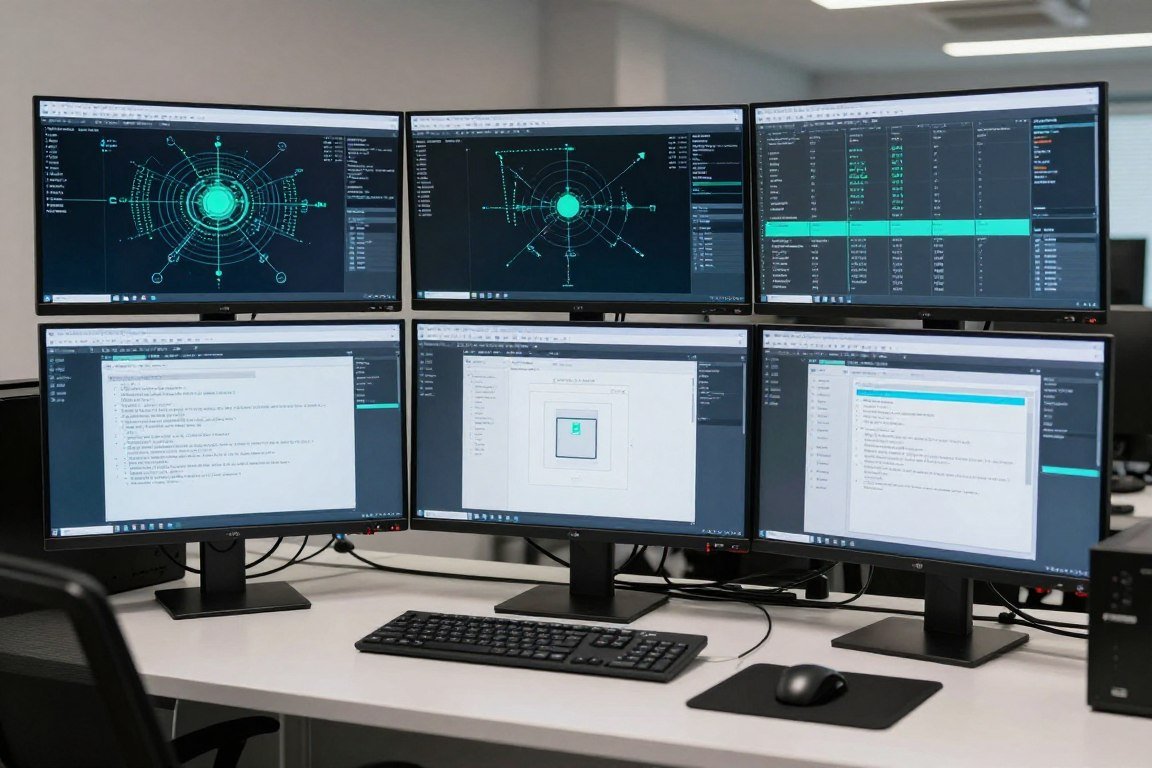 Software installation and testing station for quantum analyzers