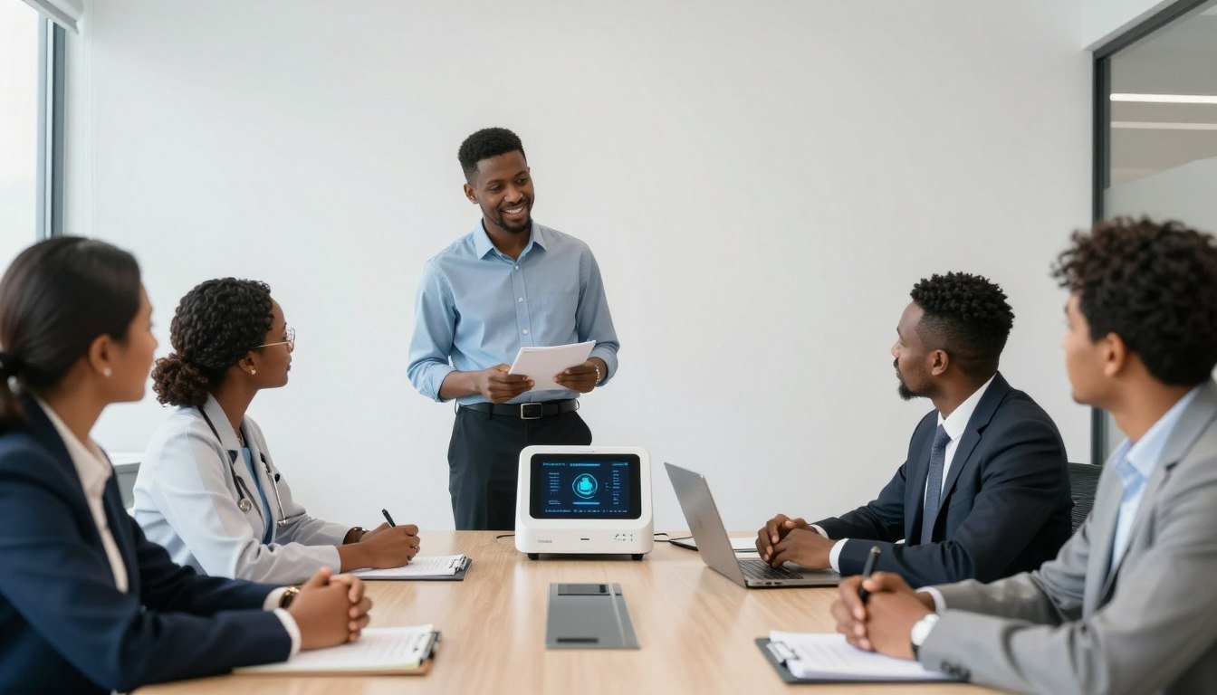 Successful MAIKONG distributor meeting with Nigerian healthcare clients