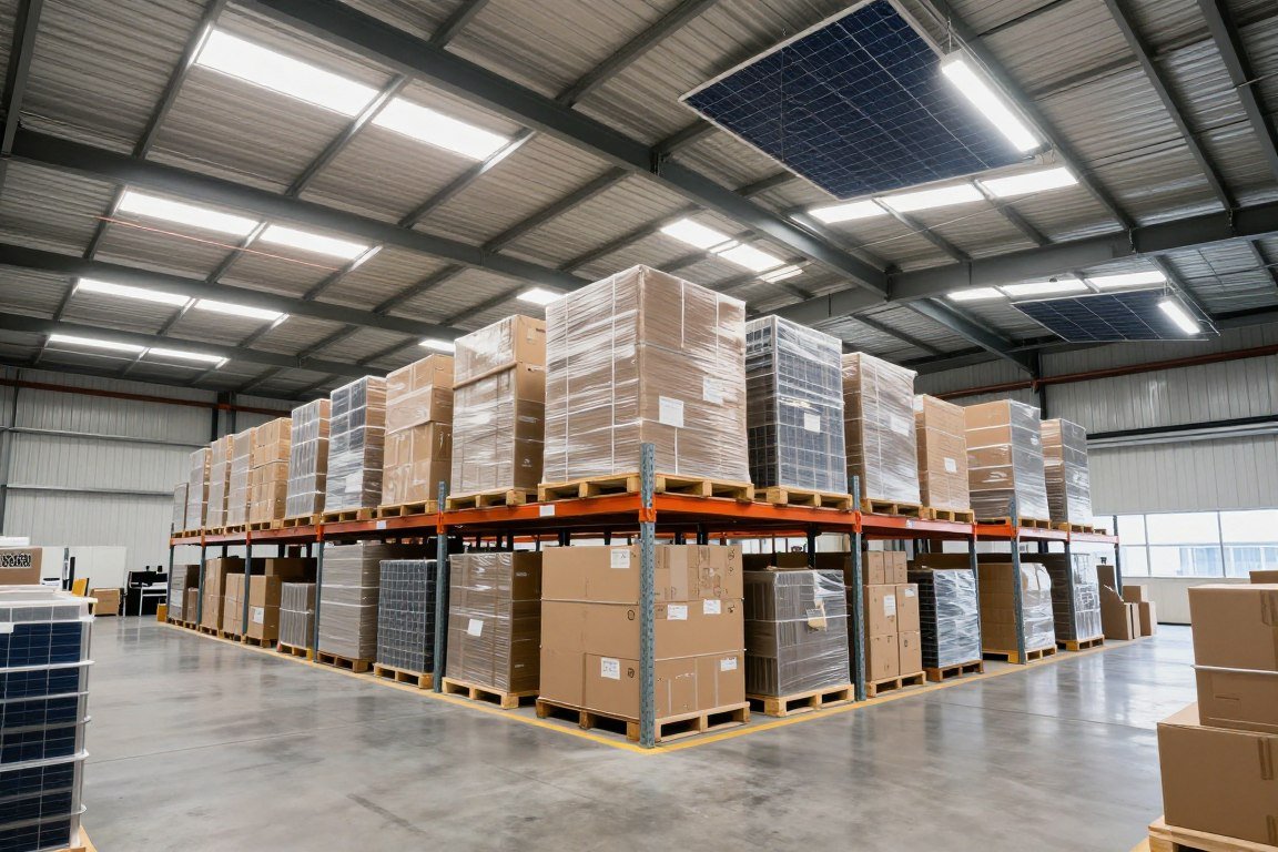 Warehouse operations with eco-friendly practices
